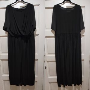 Storyteller Black Twist-Front Maxi Dress Size: 1X NWOT
